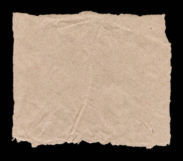 papel cortado o rasgado fondo texturizado aislado - bulletin board paper note pad old fotografías e imágenes de stock