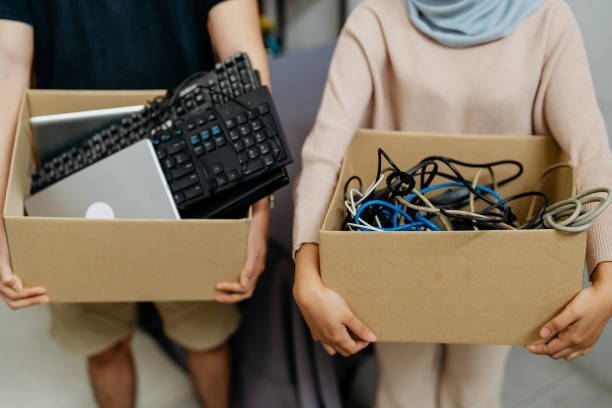 istock Asian people recycling electronic waste 1430371473