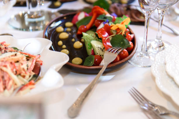 Delicious food to treat guests.