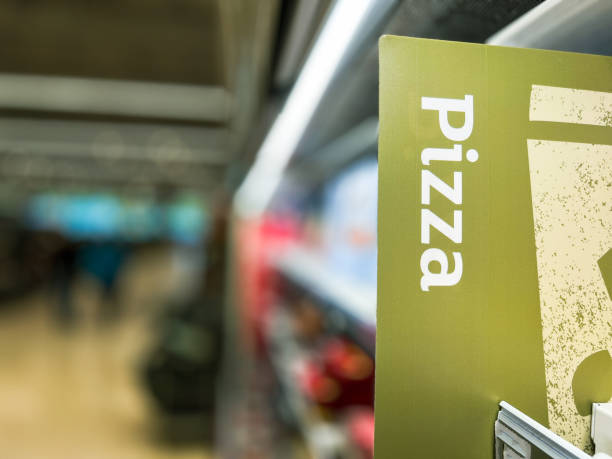 istock Pizza sign in supermarket aisle 1430392030