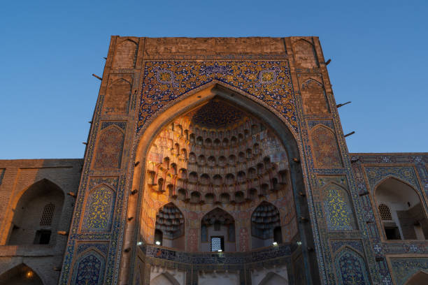 istock Mir-i-Arab Madrasa at sunset, Bukhara 1430395233