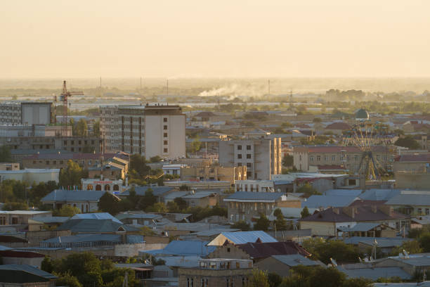 istock Bukhara city scape view at sunrise. 1430395892
