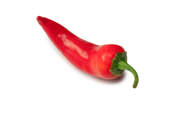 istock Red hot chili pepper isolated on a white background. 1430398282