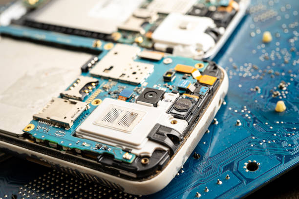 istock Repairing and upgrade mobile phone, electronic, computer hardware and technology concept. 1430399133