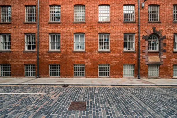 Photo of Facade of an abandoned building in the Manchester, UK