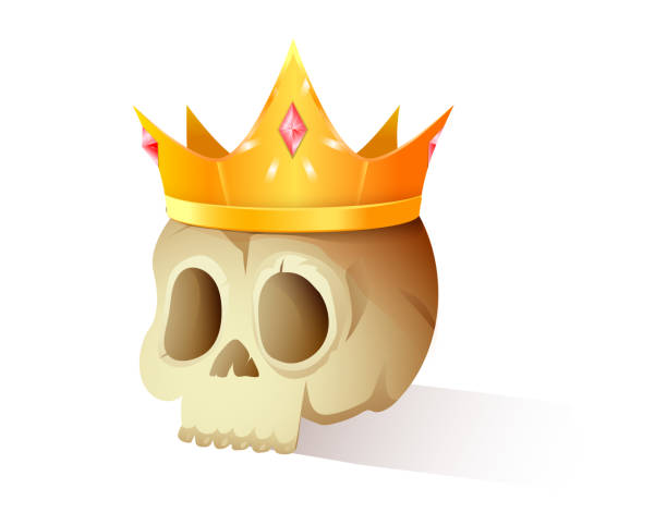 istock King Skull Wearing Golden Crown Gaming Clipart 1430432250