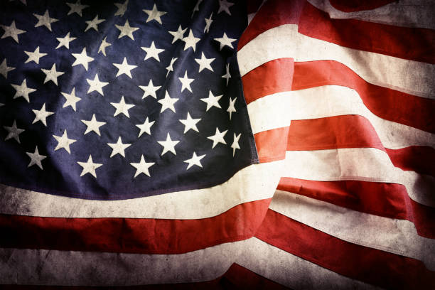istock Grunge American flag 1430439301