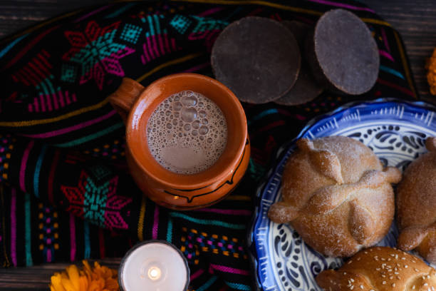 istock clay cup of Mexican hot chocolate on table in Mexico 1430449863
