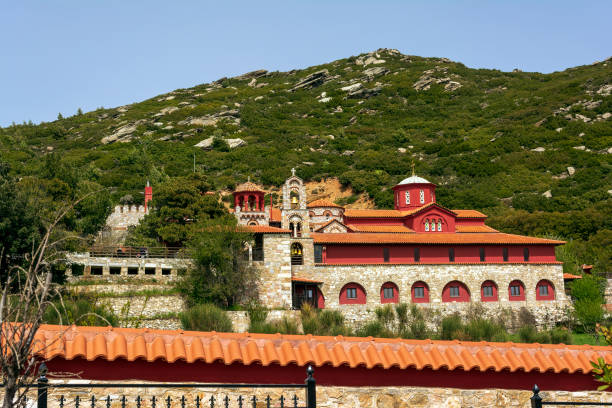 istock Agiou panteleimonous monastery in Penteli, Greece 1430472410