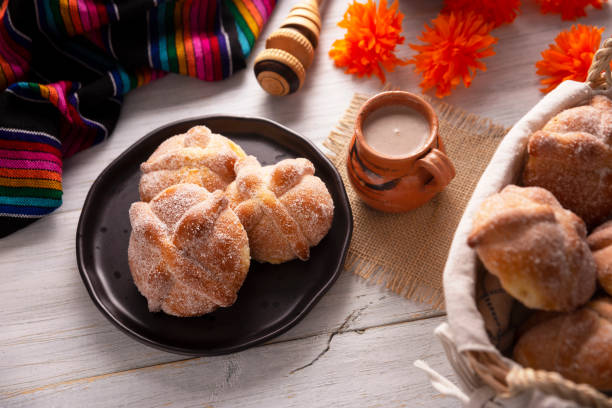 istock Homemade Mexican Bread Pan de Muerto 1430476830