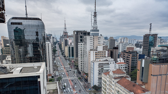 Paulista Avenue in S. Paulo