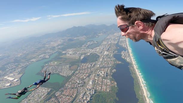 istock Skydiving selfie over the beach 1430493862