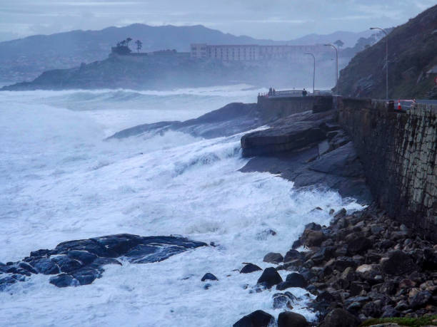 istock Temporary rain and wind in Galicia 1430500124