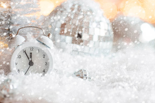 New Year's banner, flyer. The concept of New Year and Christmas holidays.