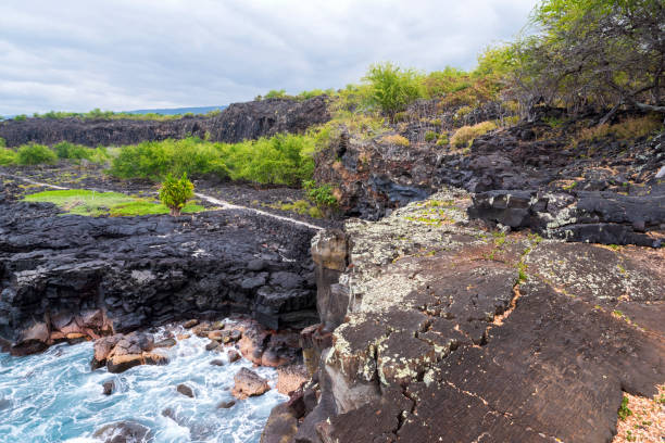 istock atop cliff ledge overlooking ala kahakai trail 1430541394