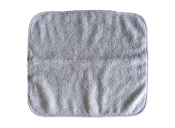istock Wipe towel fold on isolated on white with clipping path. 1430552025