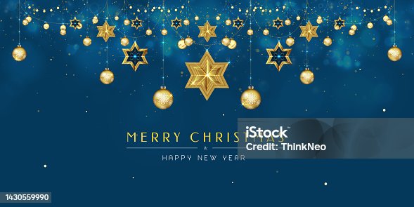 istock Merry Christmas and Happy New Year Background 1430559990