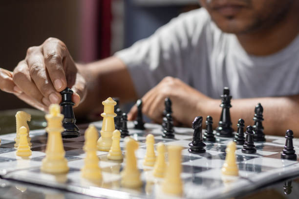 istock Strategic move of chess 1430564340