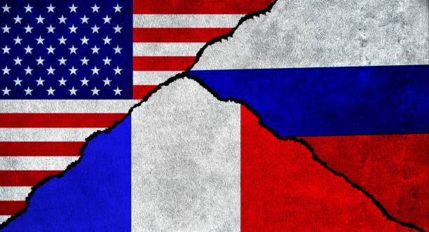 istock Relations between USA, Russia and France 1430577192