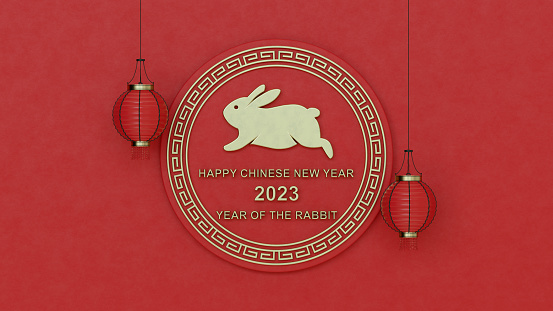 Happy Chinese New Year Rabbit 2023