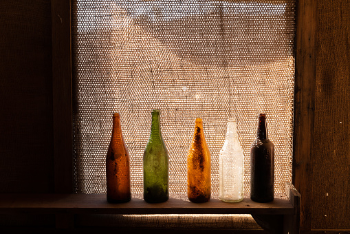 old bottles, Gwalia Ghost town