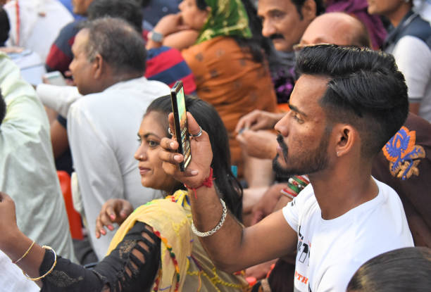 Haridwar, Haridwar Ganga Aarti– September 17, 2022: People take part in ceremony.