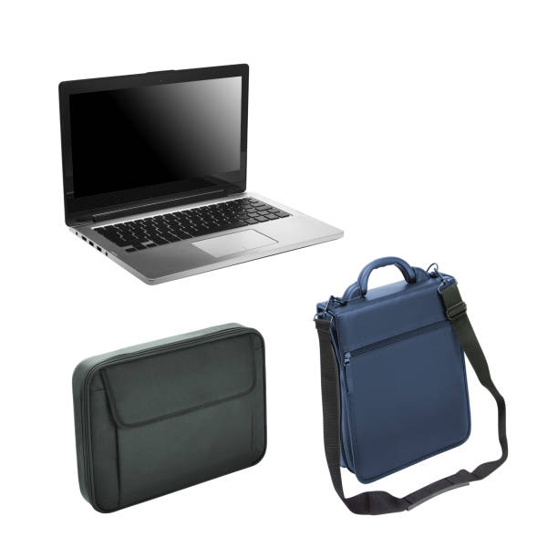 istock Laptop bags isolated 1430590988