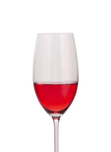 istock Red wine in a glass isolated 1430592312
