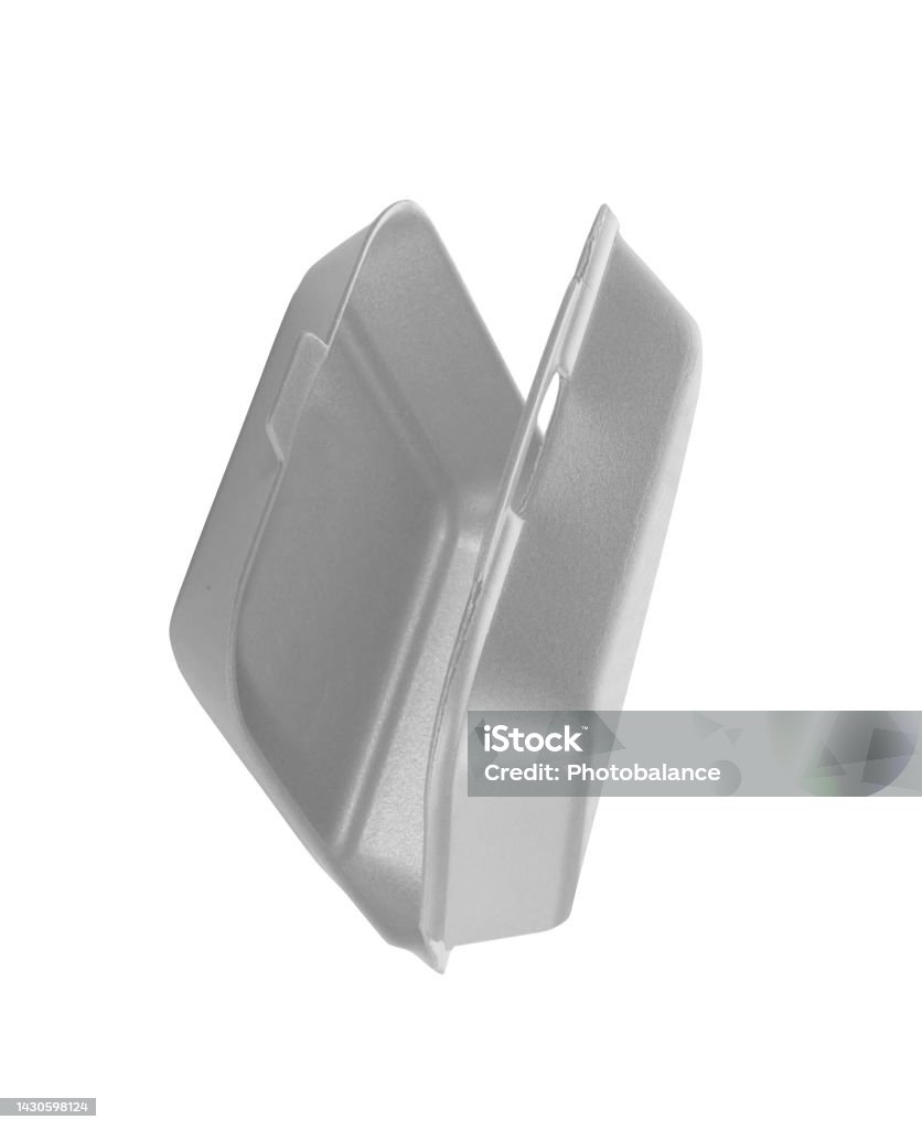 Styrofoam Container Empty Styrofoam Container Empty On White Background Stock Photo - Download ...