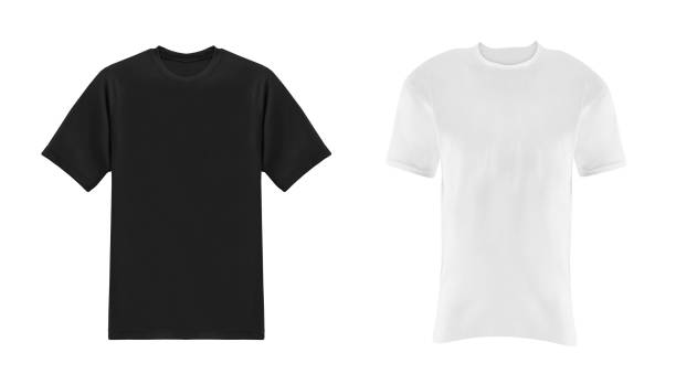 istock black and white t-shirts isolated on white background 1430598892