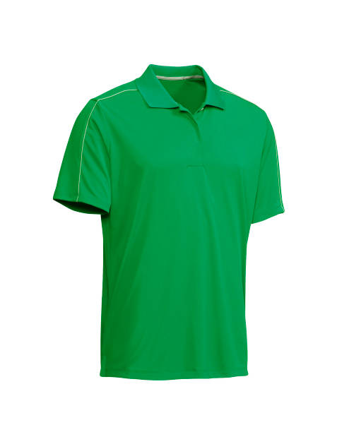 istock Dark green tshirt isolated on white background 1430599013