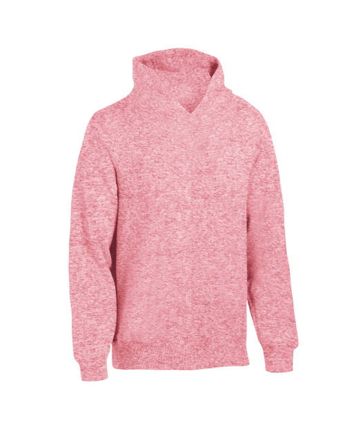 istock Pink hoodie isolated on white background 1430603507