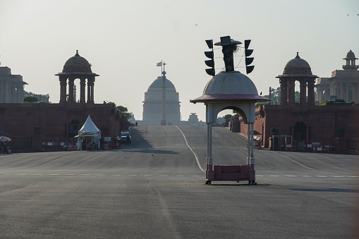 View of near india gate Indian parliament image