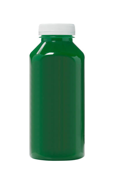 istock Bottled green water color isolated on white 1430608545