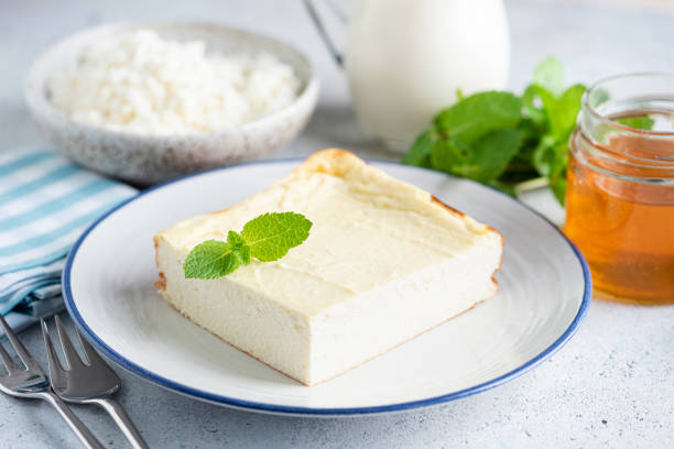 Cottage cheese, sweet ricotta casserole