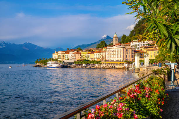 Bellagio, on Lake Como stock photo