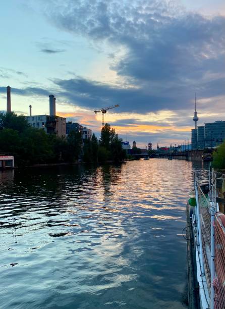 istock The Spree river during an Autumn Berlin sunset 1430624725