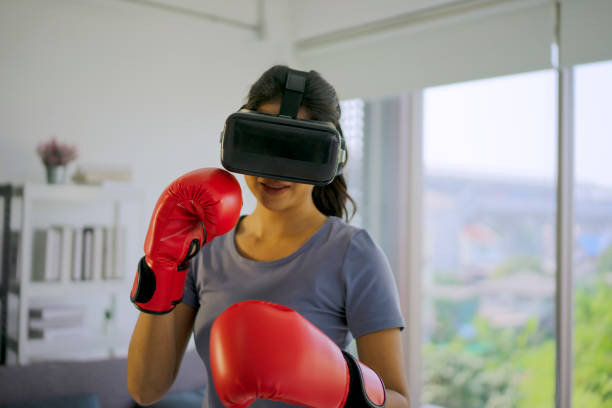 istock Young woman exercise at home. 1430625727