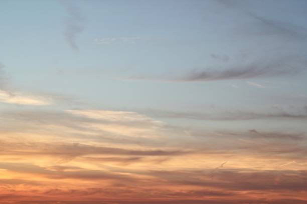 istock Colourful cloudy twilight beautiful sky cityscape sunset and morning sunrise. Dramatic evening night early morning view 1430627565