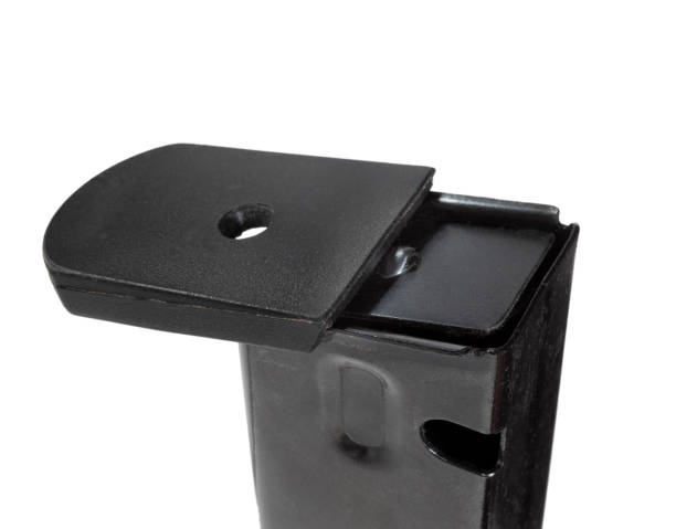 istock Base plate sliding off a pistol magazine 1430628202