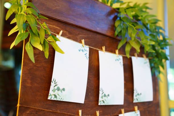 istock seating cards for guests for the holidays. 1430633837