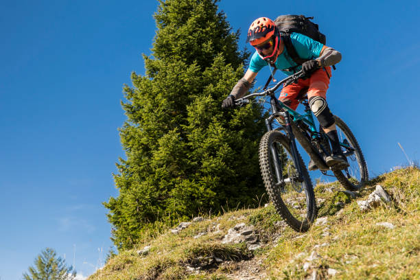istock Mountainbike downhill close up. 1430639539
