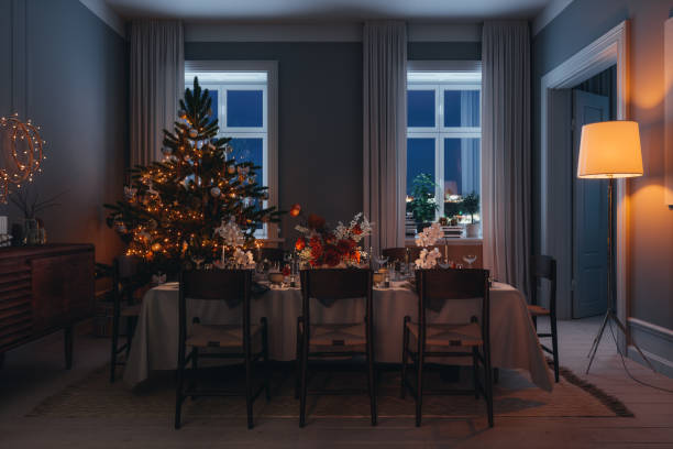 istock Christmas Holiday Dinner At Home 1430640924