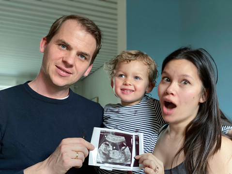 Family shown that they are pregnant agian