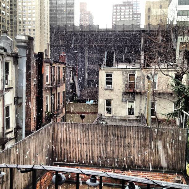 Winter city day