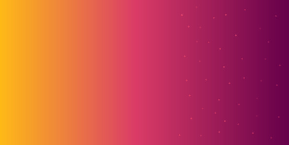 Yellow, pink and purple gradient with magic dots background. Vector illustration.