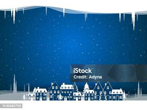 istock Blue Winter Background 1430685750