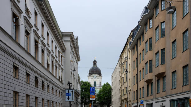 istock A tower between buildings in Stockholm 1430688445