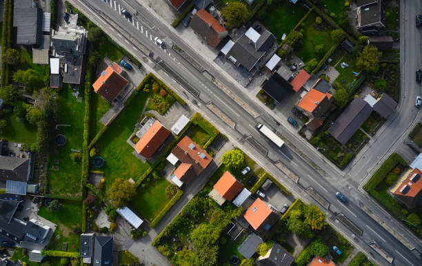 istock Suburb detached houses 1430694783