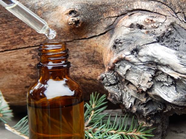 istock Pipette with oil over a glass bottle 1430725686